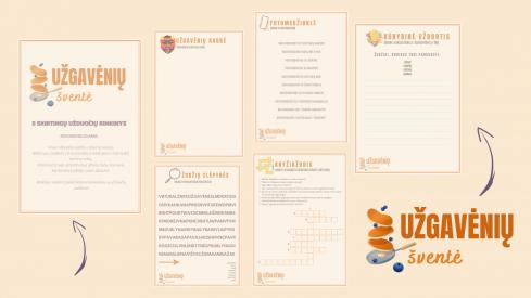 Užgavėnių šventė. 5 užduočių rinkinys