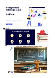 Matematikos pabėgimo kambarys 5-6 klasei