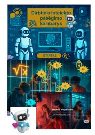 DIRBTINIO INTELEKTO PABĖGIMO KAMBARYS