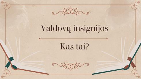 Valdovų insignijos