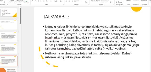 LINKSNIŲ VARTOJIMO KLAIDOS