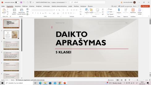 DAIKTO APRAŠYMAS