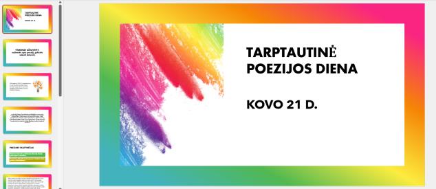 TARPTAUTINĖ POEZIJOS DIENA