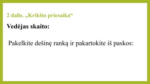 Penktokų krikštynų scenarijus