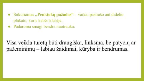 Penktokų krikštynų scenarijus