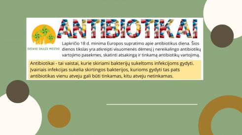 antibiotikai