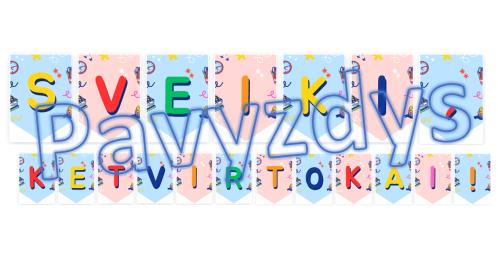 Dekoracija - Sveiki, ketvirtokai