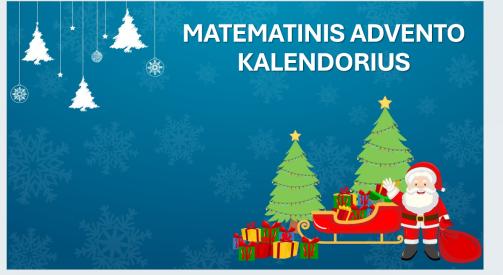 Matematinis advento kalendorius