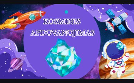 Mokslo metų pabaigos  viktorina  skaidrėse -  Antrokų kosminė misija