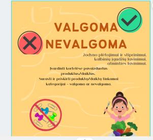 Valgoma - nevalgoma