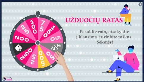 Užduočių ratas.