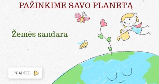 Pažinkime savo Planetą. Žemės sandara.