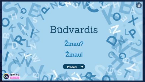 Būdvardžio skaičius, giminė. Kartojimas. Interaktyvios skaidrės.