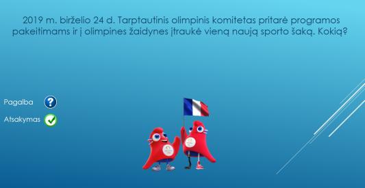 Rugsėjo 1-oji. Olimpinis rugsėjis