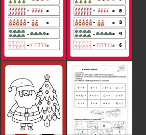 Kalėdinės matematikos užduotys