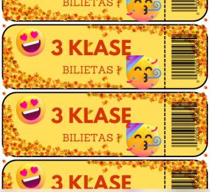 Bilietas į 3 klasę