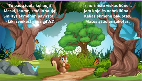  Rugsėjo 1-oji. Aukso riešutai. Animuota pasaka.