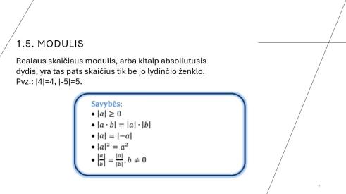 SKAIČIAVIMŲ TEORIJA - APIBENDRINIMAS - SKAIDRĖS