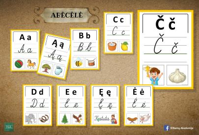 ABĖCĖLĖ - A4 Plakatai