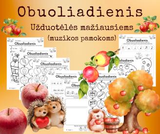 Obuoliadienis - muzikinės užduotėlės mažiausiems.