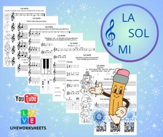Mokomės LA-SOL-MI