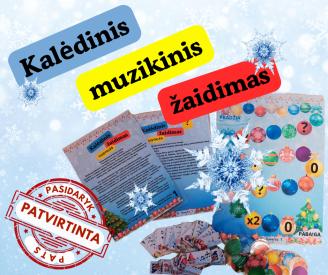 Kalėdinis muzikinis žaidimas. Atsispausdink ir žaisk
