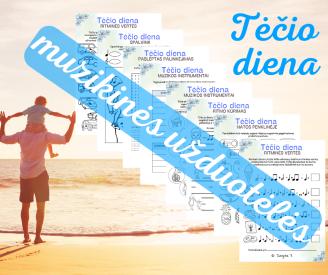 Tėčio diena - 8 muzikinės užduotėlės