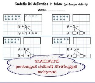 Sudėtis peržengus dešimtį
