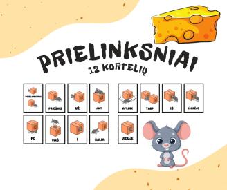 Pažinimo kortelės: Prielinksniai