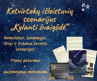 Ketvirtokų išleistuvių scenarijus - Kylanti žvaigždė