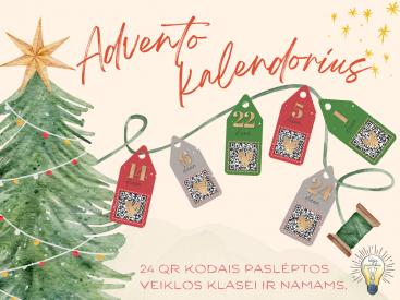 Advento kalendorius su QR kodais