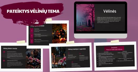 Pateiktys Vėlinių tema