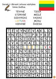 Lietuvos valstybės himno žodžių braukažodis