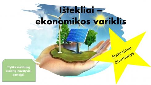 Skaidrės temai: Ištekliai ir energetika