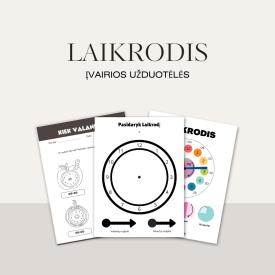 Užduotėles ir informaciniai plakatai LAIKRODIS