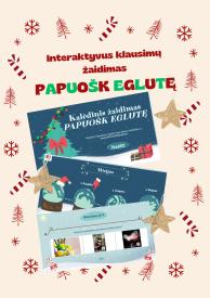 Interaktyvus žaidimas PAPUOŠK EGLUTĘ