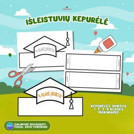 Išleistuvių rinkinys priešmokyklinukams