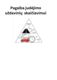 Judėjimo uždavinių pagalbininkai 