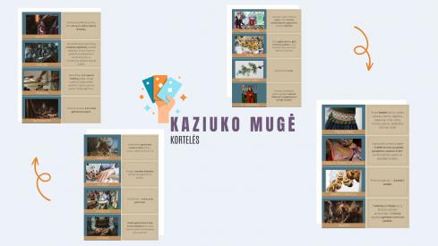 Kaziuko mugė. Kortelės ir skaidrės.