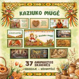 Animuotos Kaziuko mugės skaidrės