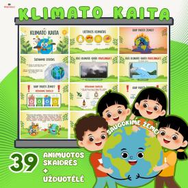 Rinkinys Žemės dienai - Klimato kaita