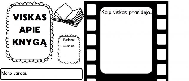 Perskaitytos knygos aprašymas