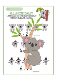 SKAIČIUOJAM SU KOALA