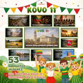 Animuotos skaidrės apie Kovo 11-ąją
