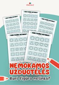 Nemokamos užduotėlės - Kuri figūra netinka
