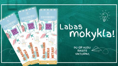 Bilietas į 4 klasę su viktorina