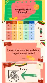 Užduotys ir skaidrės Lietuvos tema