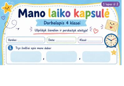 Laiko kapsulė 4-okams