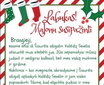 Laiškas nuo elfų