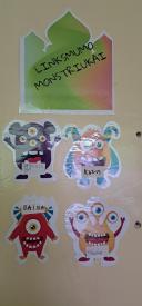Mūsų klasės pavadinimas ClassDojo Monstriukų klasė ir kuo mes šiais  metais būsime.